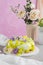 Colorful butter cream flowers cake