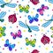 Colorful butterflies,