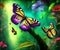 Colorful Butterfly in Jungle, Generative AI Illustration