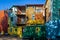 Colorful Caminito Street in La Boca neighborhood - Buenos Aires, Argentina