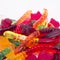 Colorful candies gelatin