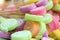 Colorful candy Closeup  background