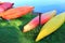 Colorful Canoes