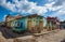 Colorful Caribbean aged village with cobblestone street, classic car and Colonial architecture, Trinidad, Cuba, America.