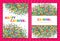 Colorful carnival confetti greeting cards