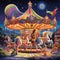 Colorful Carousel: A Delightful Puzzle Capturing the Joy and Whimsy of a Fairground Carousel