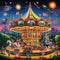 Colorful Carousel: A Delightful Puzzle Capturing the Joy and Whimsy of a Fairground Carousel