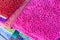 Colorful carpet softness texture of doormat