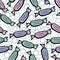 Colorful cartoon candy seamless pattern