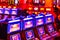 Colorful Casino slot machine blur