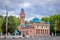 Colorful Cathedral Mosque in Tver city