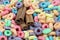 Colorful cereal