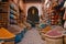 a colorful and characteristic bazaar of fragrant spices. Morocco, Marrakech