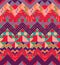 Colorful chevron seamless pattern. Vibrant zigzag patchwork