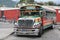 Colorful Chicken Bus in Antigua, Guatemala