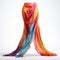 Colorful Chiffon Draped Mannequin: Photobashing Style Studio Photography