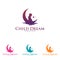 Colorful Child Dream Logo Design Template