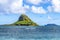 Colorful Chinaman's Hat Island Kualoa Park Kaneohe Bay Oahu Hawaii