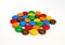 Colorful chocolate buttons