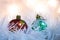 Colorful christmas decorations celebrate your xmas with colors