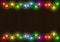 Colorful Christmas Lights Background