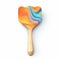 Colorful Chromatic Waves Wooden Spoon - Artistic Kitchen Utensil