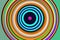 Colorful circles, a circle within a circle within a circleâ€¦ Background,  design, vivid color  illusion