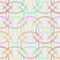 Colorful circles seamless pattern. Fashionable geometric background in trendy colors: soft pink, navy blue, mint, coral, red, ligh