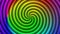 Colorful circular spiral rotating background endless loop