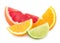 Colorful citrus slices