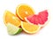 Colorful citrus slices