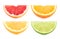 Colorful citrus slices