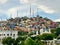 Colorful city homes on hilltop in Guayaquil, Ecuador