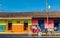Colorful city scene in Managua Nicaragua