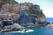 Colorful cityscape of Manarola, Cinque Terre, Italy