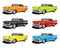 Colorful Classic cars