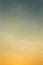 Colorful clear sky background, blue and orange sunset