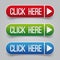 Colorful click here web vector buttons set