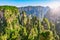 Colorful cliffs in Zhangjiajie Forest Park