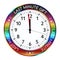 Colorful Clock. Last Minute Gift Ideas! One Minute Left