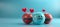 Colorful close up of diverse emoji balls revealing a range of emotional expressions