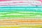 Colorful closed-up of Crepe cake texture background