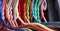 Colorful clothes hangers