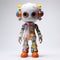 Colorful Clothing Robot Toy Inspired By Tristan Eaton