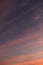 Colorful cloud above dramatic dusk sky