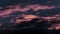 Colorful clouds and cloudy sky during the sunset time lapse