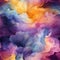 Colorful clouds image with surreal organic forms and fluid motion (tiled)