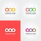 Colorful Clover Logo Icon Template