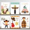 Colorful collection for banners,Flyers,Placards with cowboy