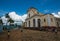 Colorful Colonial ancient town with classic building and church, Trinidad, Cuba, America.